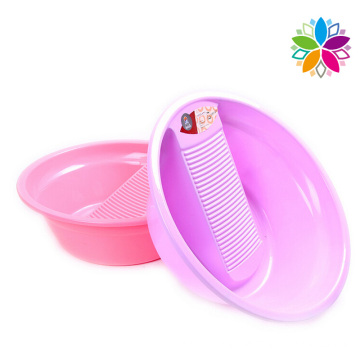 Fashion Design Plastic Wash Basin with Washboard (SLP030)